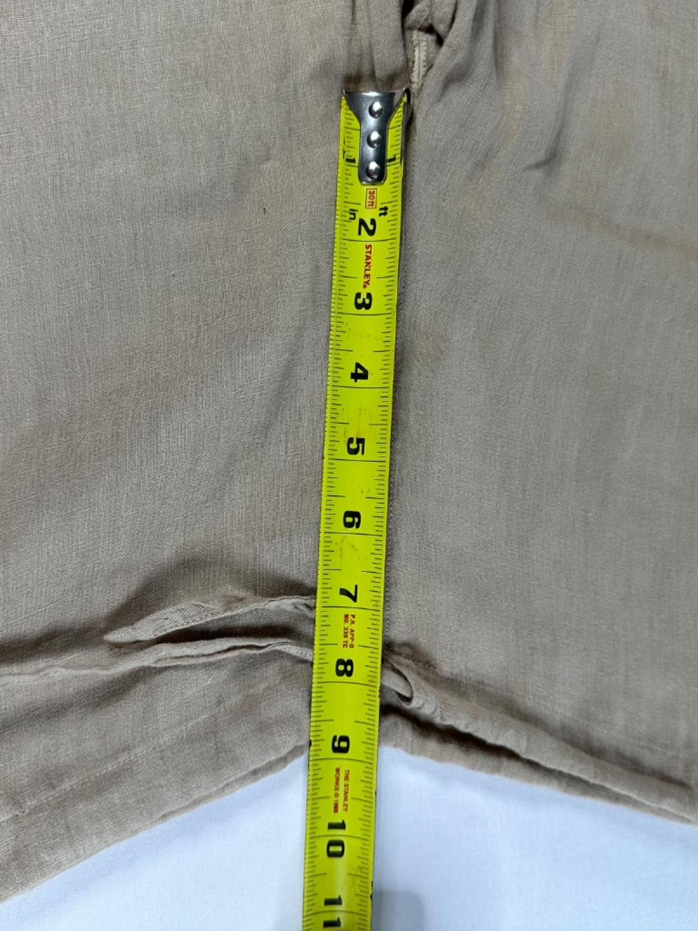 120% Lino 100% Linen Ultra Low Rise Wide Leg Drawstring Pants NWOT EU 44 - Picture 10 of 11